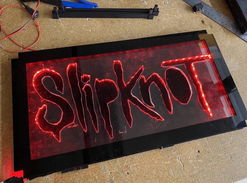 Slipknot CNC Acrylic Sign