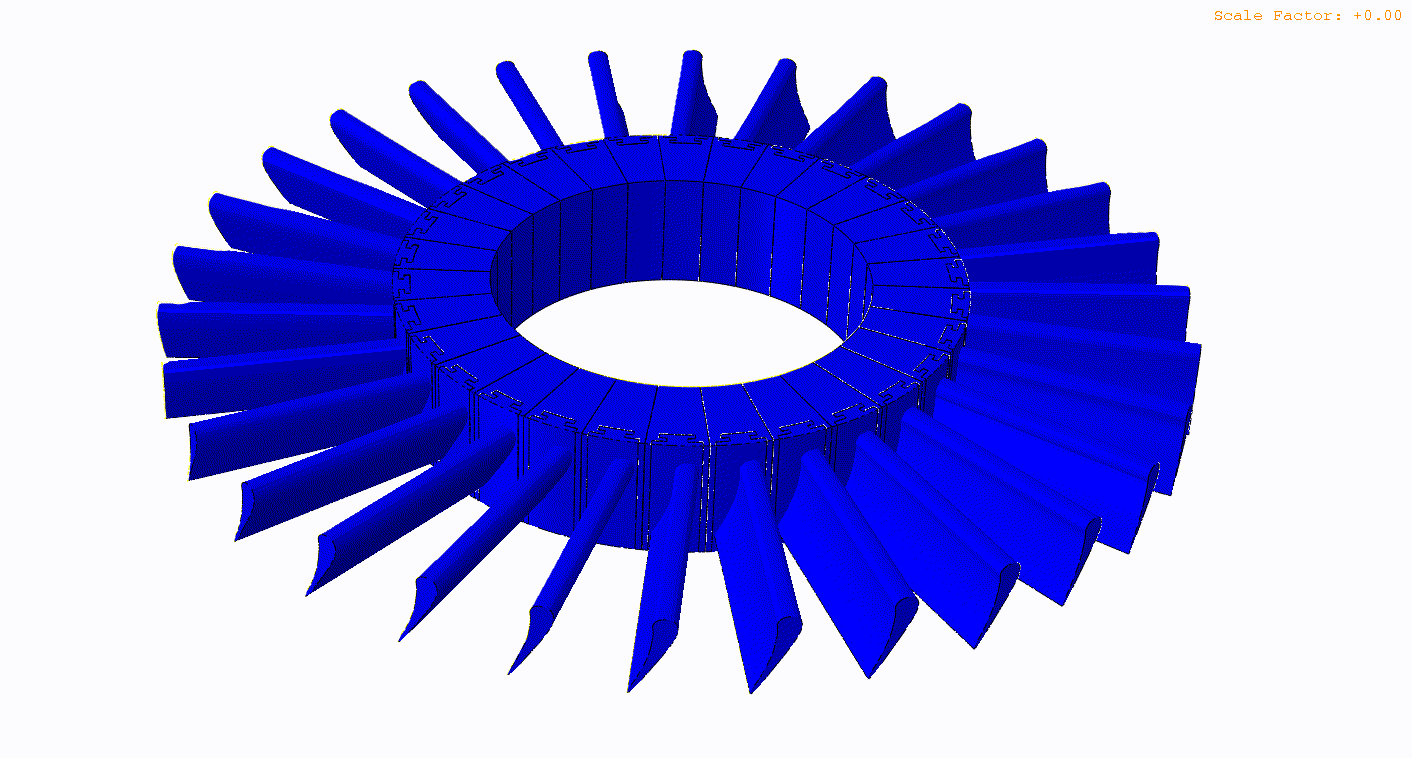 Turbine Blade Multiphysics Simulation